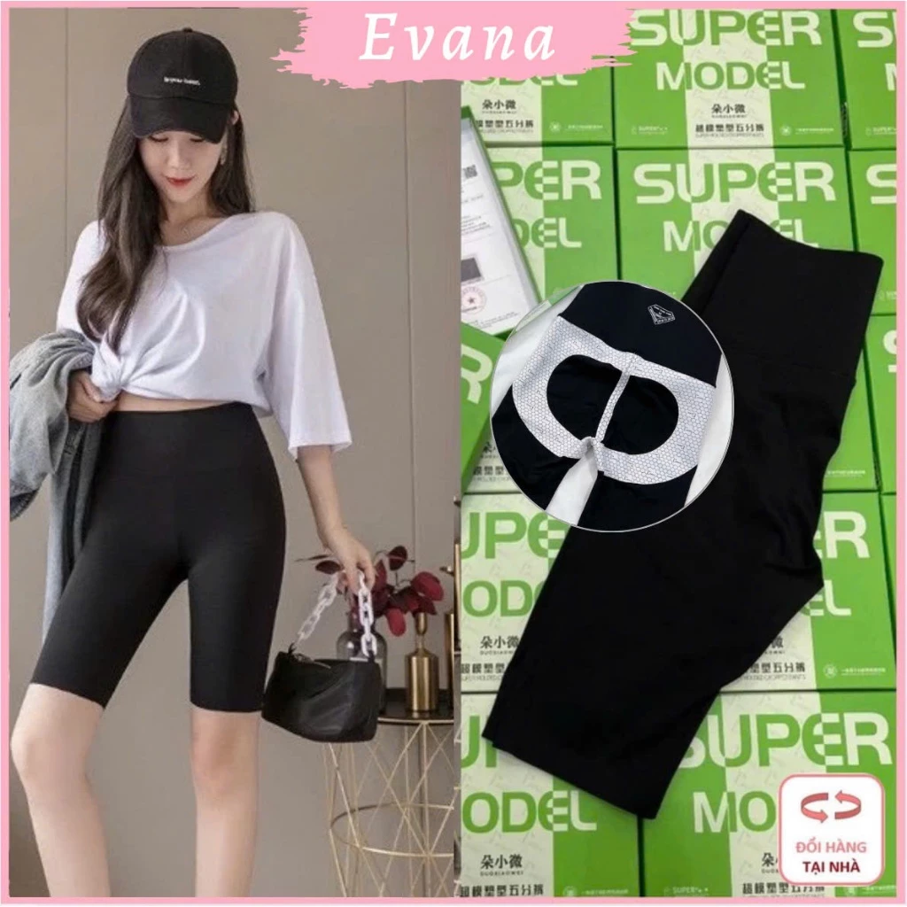 [QLG02][Đẹp QC] Quần Legging Đùi 6.0 Su Đúc Gen Bụng Nâng Vòng 3, co dãn dễ chịu cạp cao cho Nữ Full Box Nhung Lưng Cao