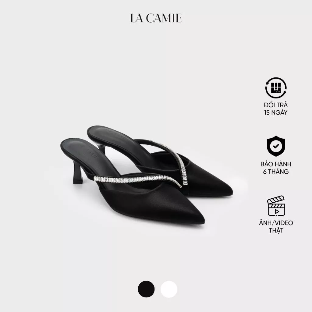 Giày cao gót chất liệu da với thiết kế sang trọng quyến rũ thương hiệu La Camie GC6B0306