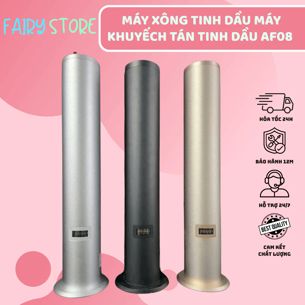 Máy Xông Tinh Dầu Máy Khuyếch Tán Tinh Dầu AF08 Công Nghiệp Công Suất Lớn 1500m2- Bảo Hành 12 Tháng