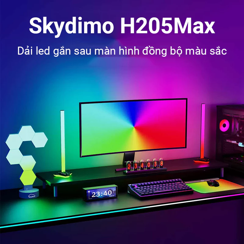SKYDIMO AMBILIGHT H205MAX - Dây LED RGB gắn sau màn hình đồng bộ hóa ánh sáng màn hình