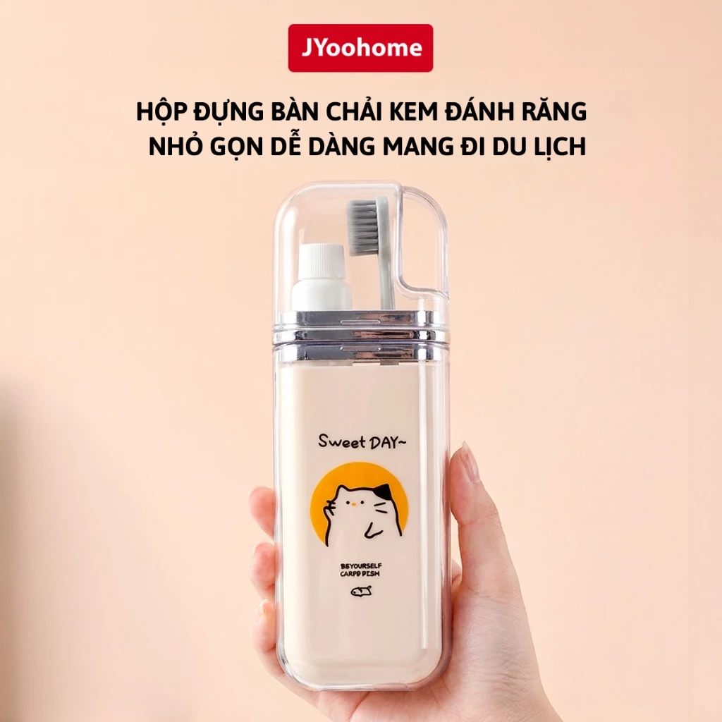 Hộp Đựng Bàn Chải Kem Đánh Răng JYoohome, Phụ Kiện Du Lịch Bảo Vệ Dụng Cụ Vệ Sinh Cá Nhân