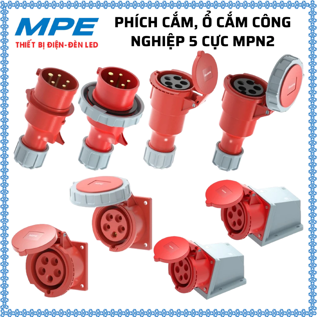 Phích Cắm Công Nghiệp, Ổ Cắm Công Nghiệp 5 Cực MPE MPN2