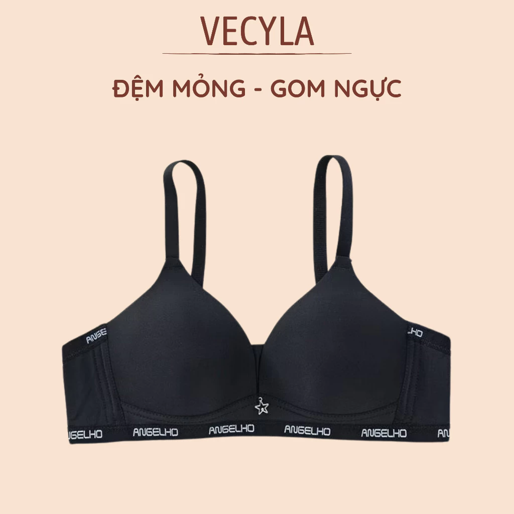 Áo lót nữ VECYLA đệm mỏng nhẹ êm, nâng vòng 1 săn chắc quyến rũ, áo lót Angelho cao cấp