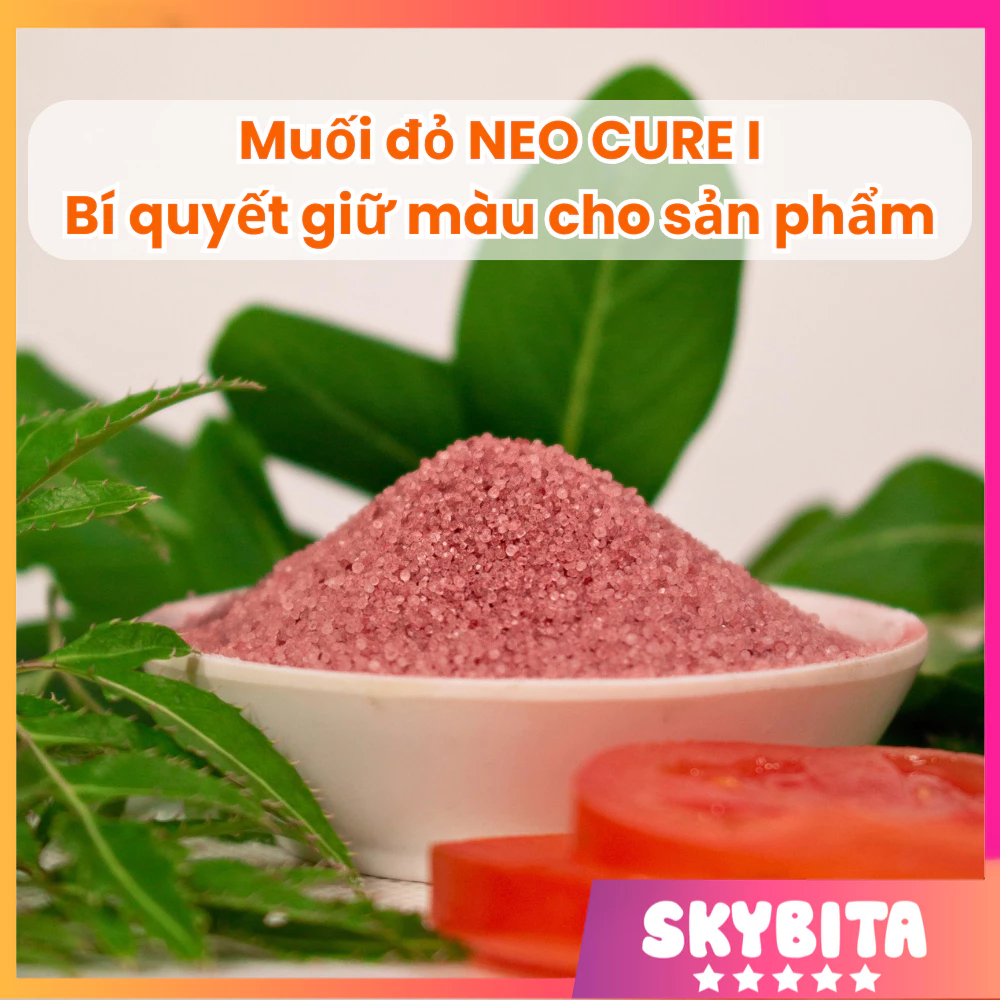 Muối Đỏ Neo Cure Giữ màu đỏ tự nhiên cho các sản phẩm từ thịt