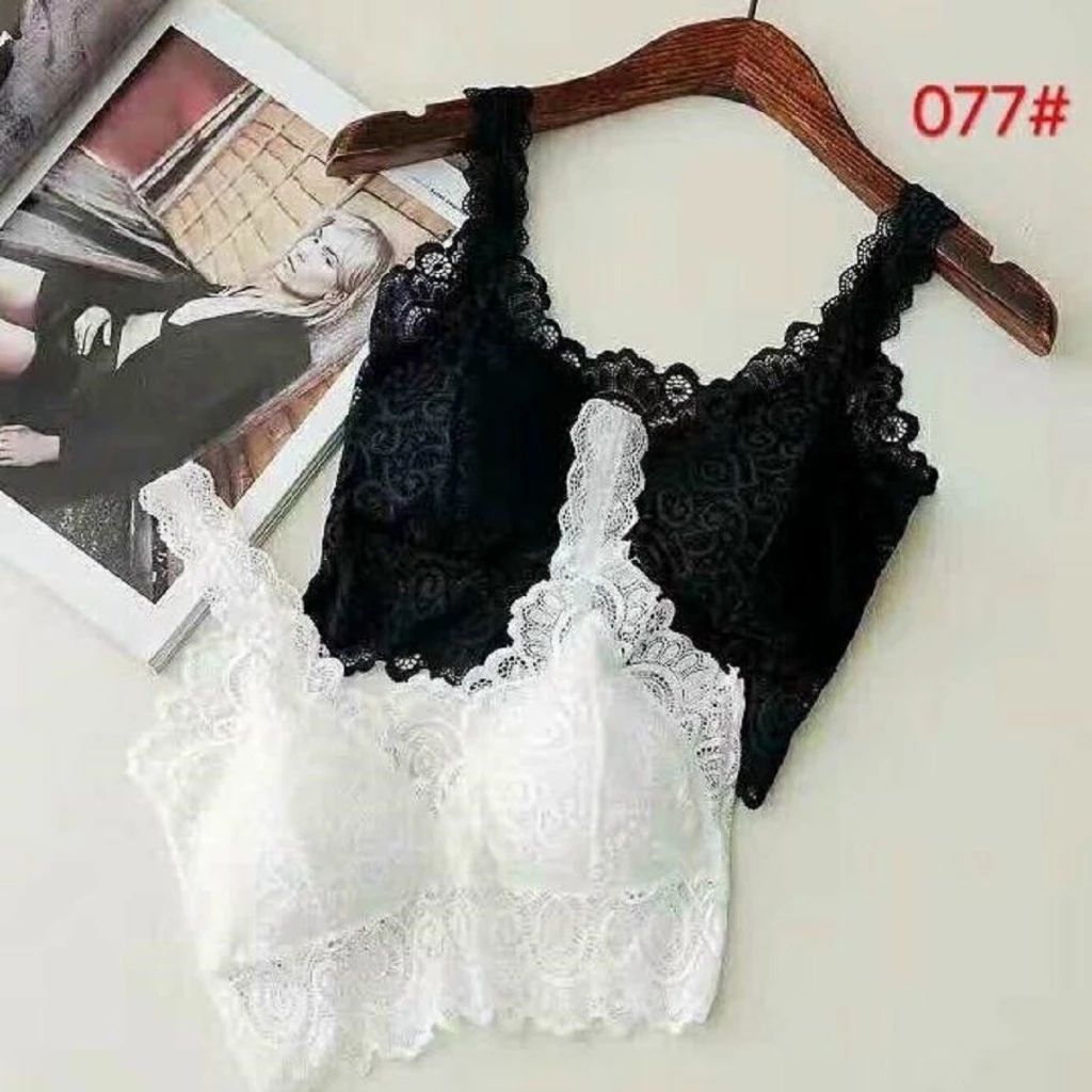 Áo bra ren B1 có đệm mút sẵn, ren mềm mại_B1