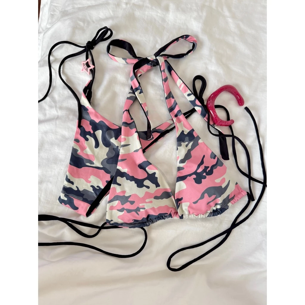 MOLLYE - NAMI BIKINI| (không đổi trả) Set bikini 2 mảnh sexy da beo, form áo nhỏ không mút, quần nhỏ mặc đi biển