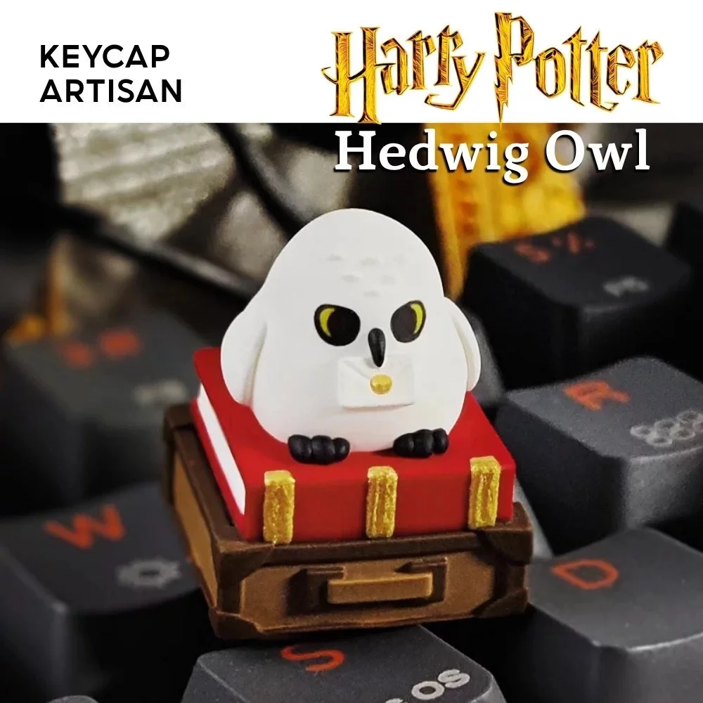 [Hỏa Tốc] Keycap Artisan Cú Tuyết Hedwig Harry Potter - Chính Hãng LOBO - TTKeyboard