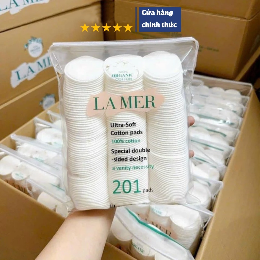 Bông Tẩy Trang Lamer 201, Bông Tẩy Trang Lamer Chính Hãng 100% Cotton hàng cao chấp thấm tuyệt đối chất lượng cao