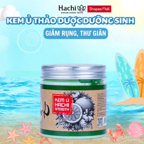 Kem ủ tóc thảo dược dưỡng sinh Hachi chăm sóc tóc dưỡng tóc 200g