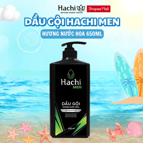 Dầu gội Hachi Men hương nước hoa - Dầu gội đẳng cấp dành cho phái mạnh