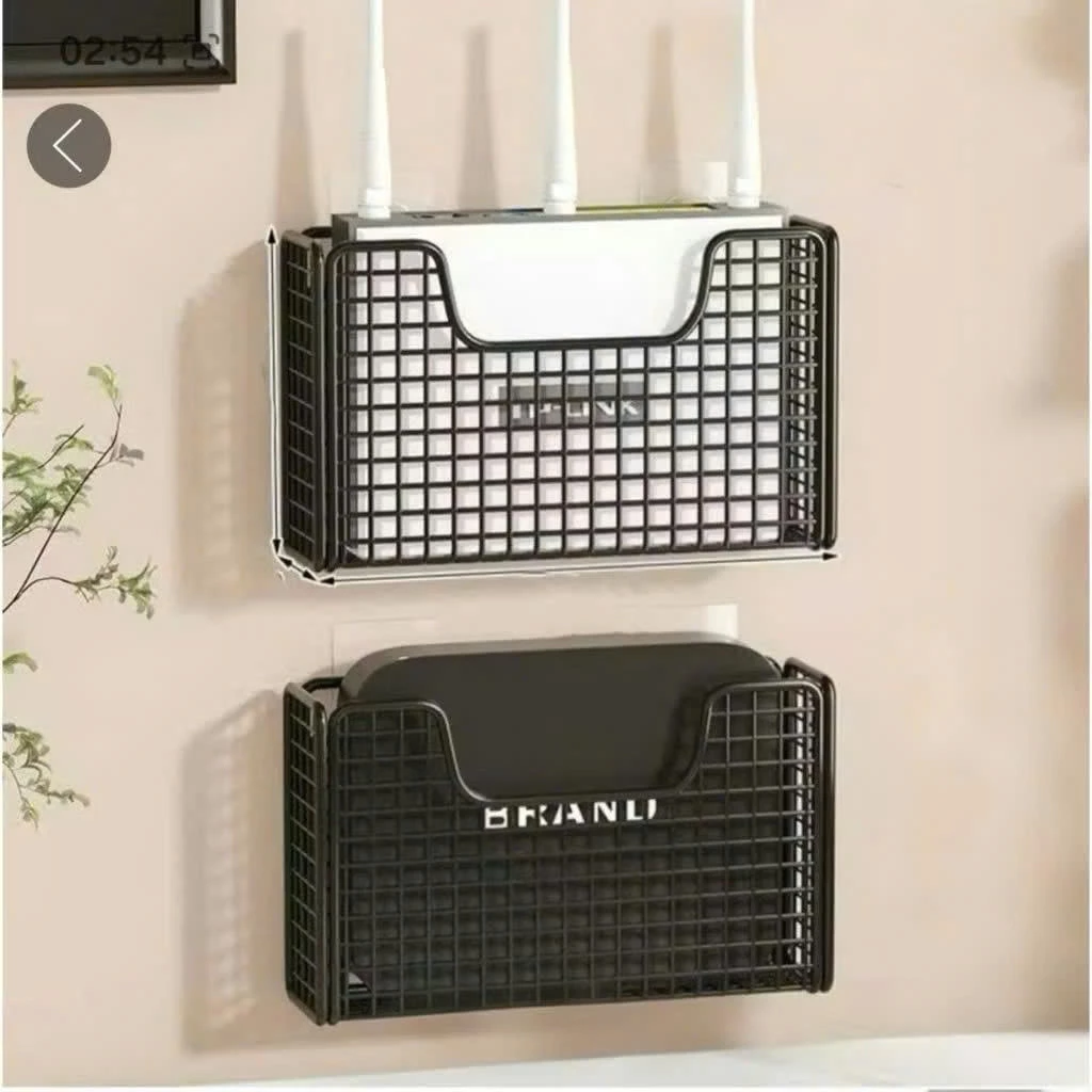 Kệ Đựng Đồ Sau Cánh Tủ Treo Tường Không Cần Khoan, Kệ Sắt Tĩnh Điện Đa Năng Kèm Miếng Dán siêu chịu lực