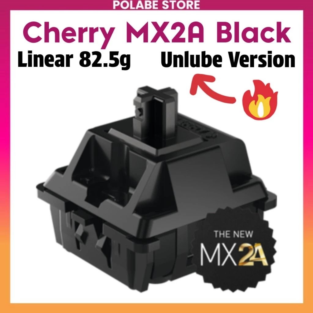 [Combo 10/2] Cherry MX2A Black Unlube HyperGlide Black Linear Switch Công Tắc Bàn Phím Cơ Polabe Store