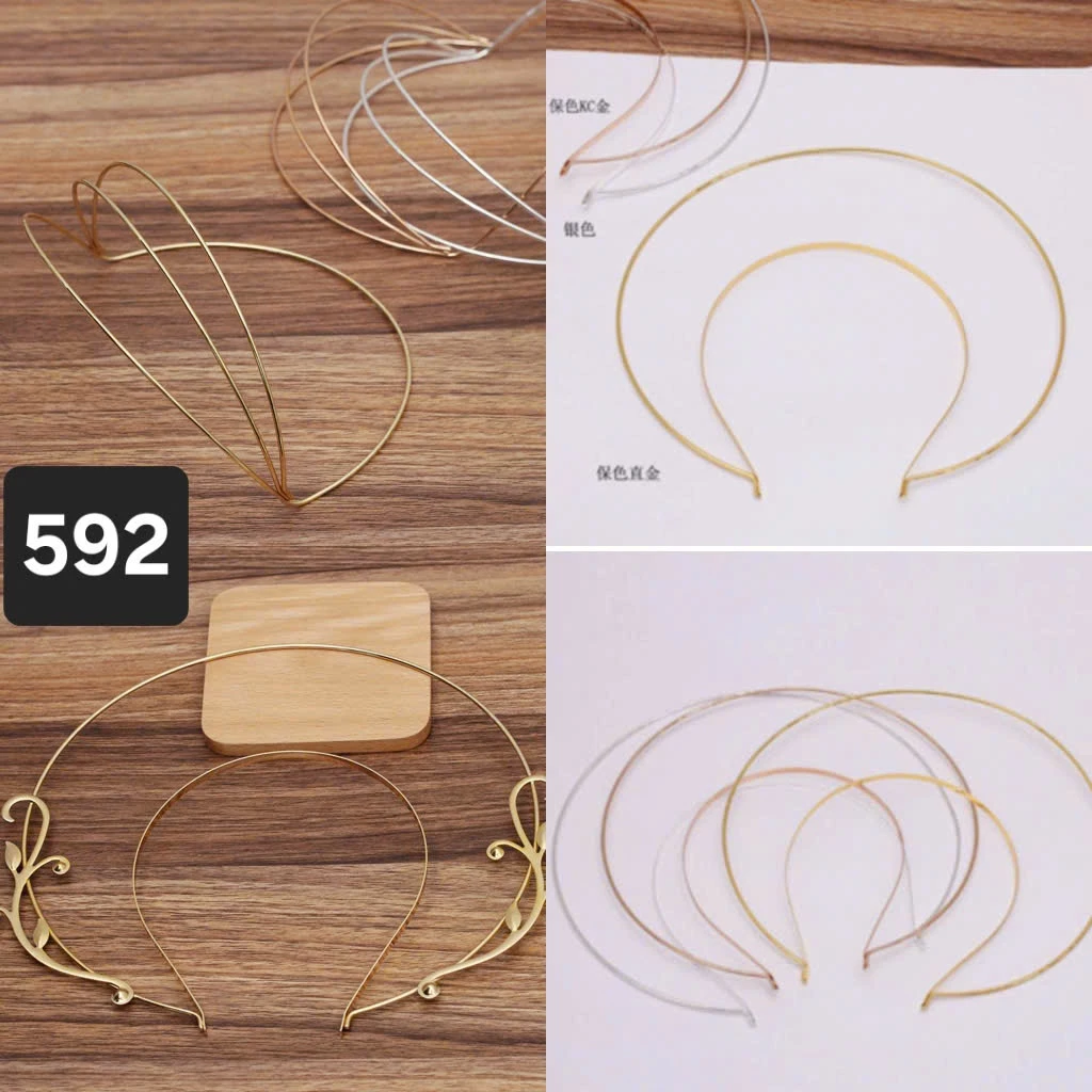 (1 cái)Khung vương miện lolita nhiều mẫu, Nguyên liệu làm trang sức cổ trang, Nguyên liệu diy