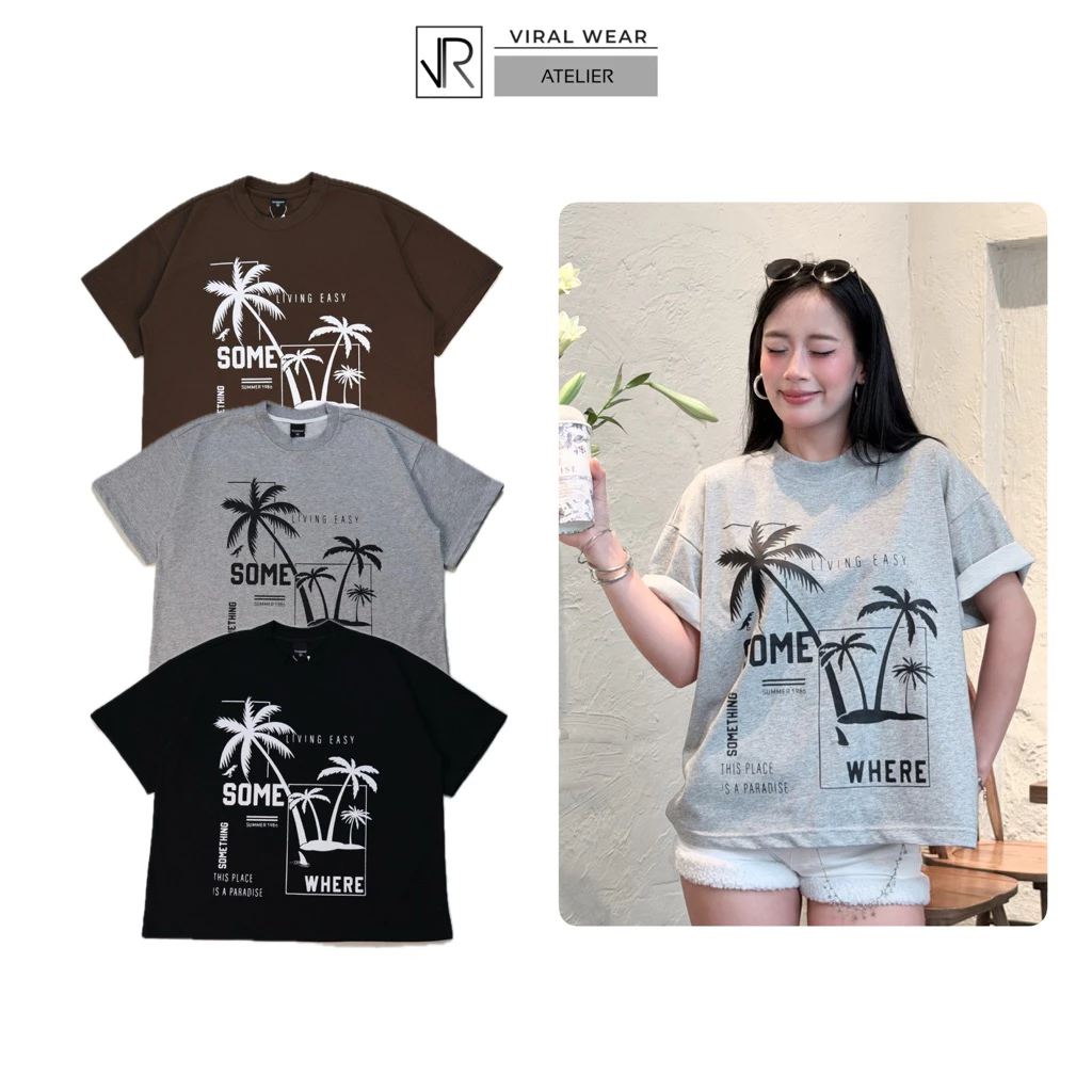 [ NEW ARRIVAL ] Áo Thun Form Boxy ViralWear Unisex In Lụa Cây Dừa Thun Mát , Co Dãn 230gsm