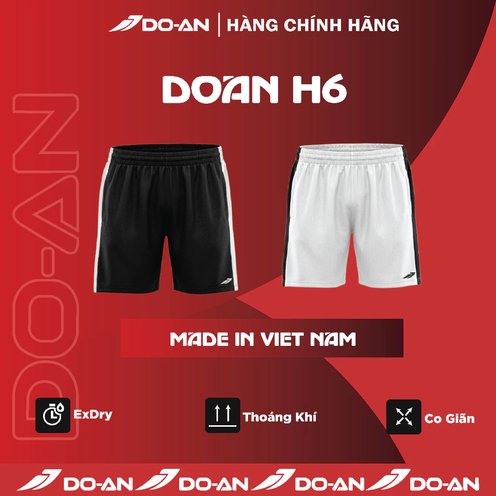 Quần Sport shorts H6 Thể Thao Nam Nữ Basic siêu co giãn , thoải mái - Made In VietNam-QA-QH6