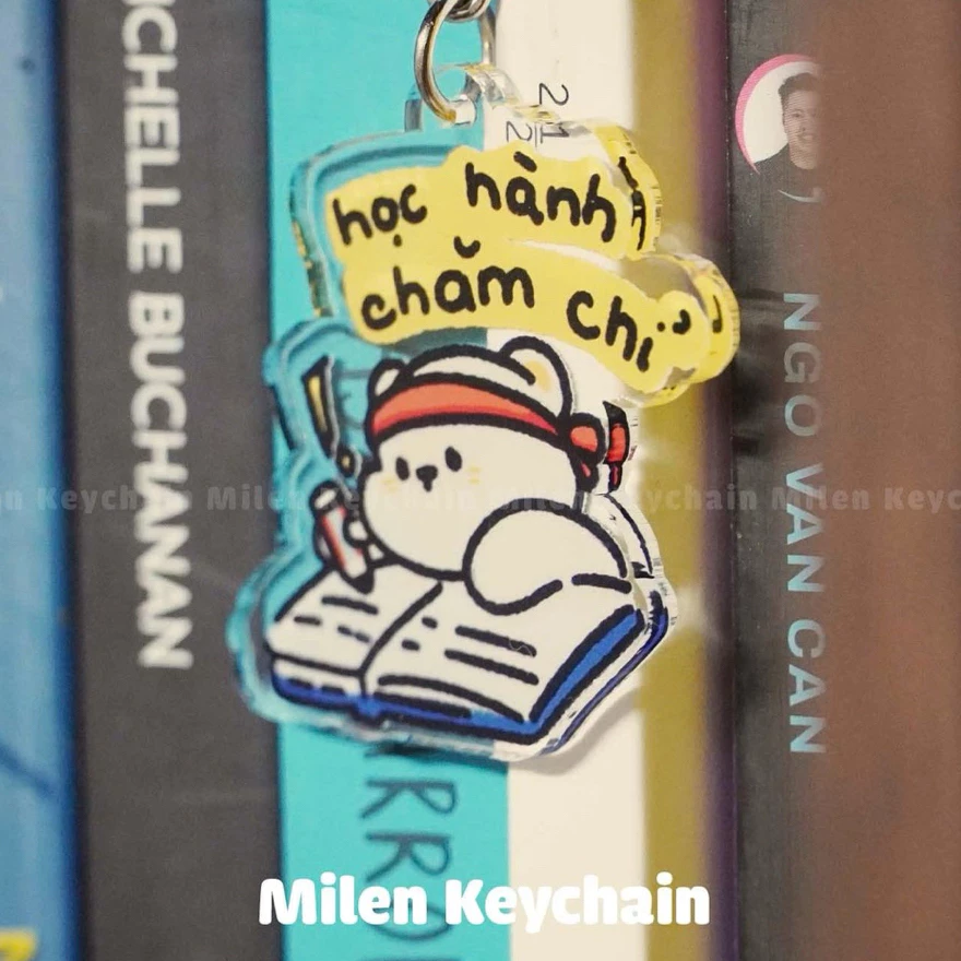 MÓC KHOÁ Mica Nhà Làm - CHĂM CHỈ HỌC HÀNH V2