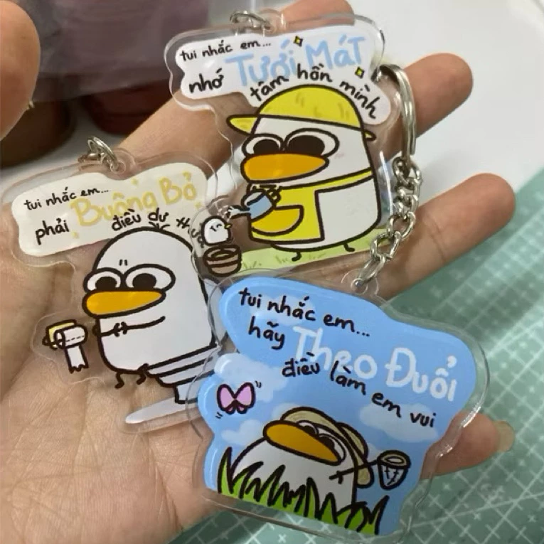 MÓC KHOÁ LỜI NHẮN QUÀ TẶNG - Mica Nhà Làm V2