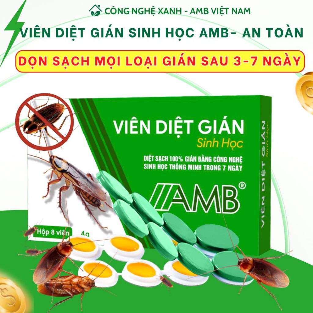 Thuốc diệt gián sinh học AMB, Viện Hàn lâm khoa học Việt Nam, diệt tận gốc tất…