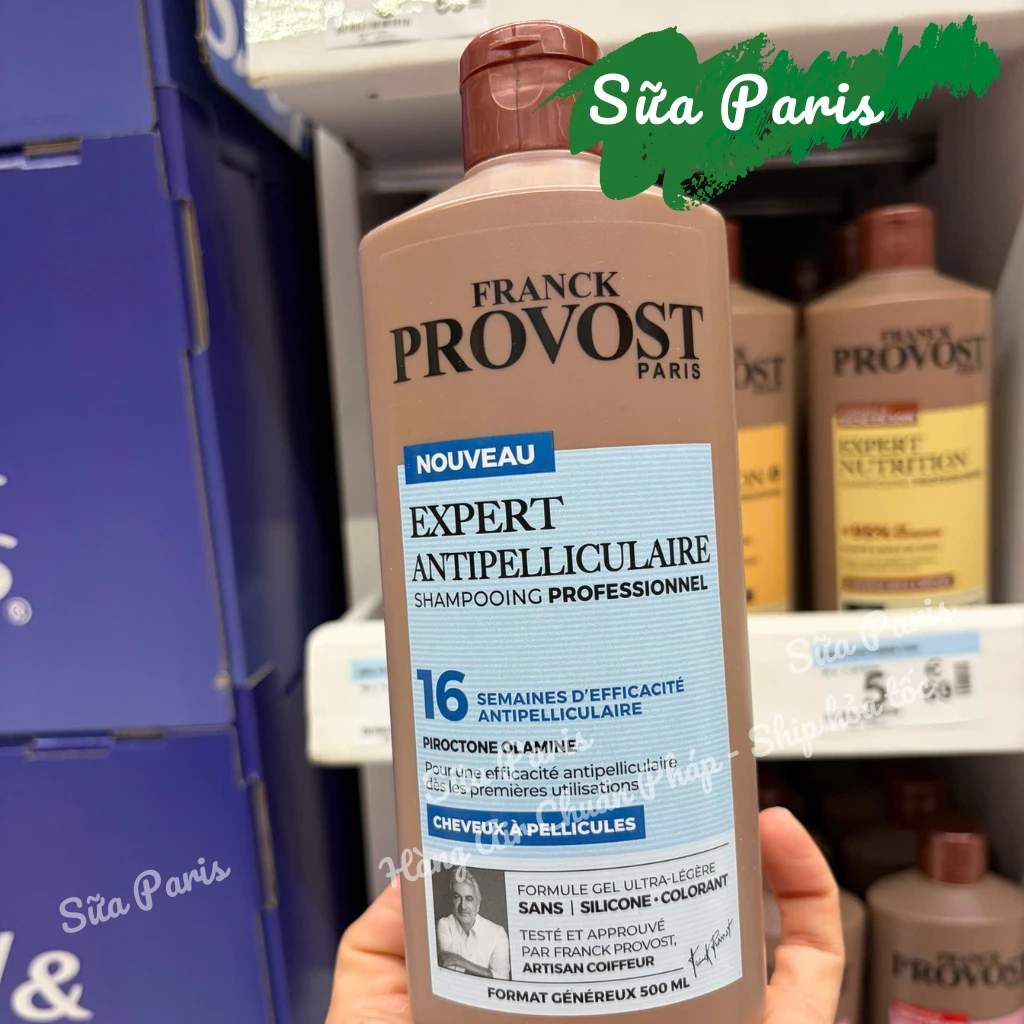 Dầu gội Frank Provost Expert Antipelliculaire của Pháp giúp giảm gàu, sạch da đầu_Sữa Paris
