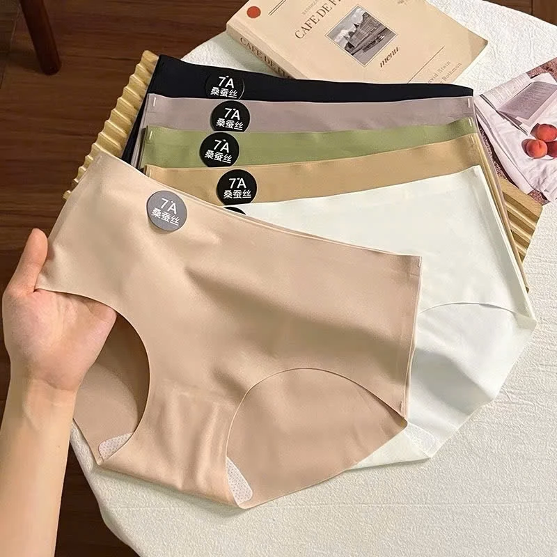 Combo 5-10 Quần Lót Nữ Su Đúc Không Viền Mã 7A - Quần Chip Nữ Thun Lạnh Tàng Hình Co Giãn 4 Chiều, Ôm Dáng Không Lộ Vết