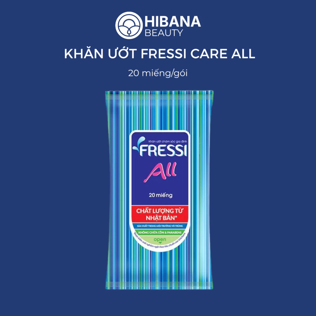 Khăn Ướt Chăm Sóc Gia Đình Fressi Care All - 20 miếng/gói