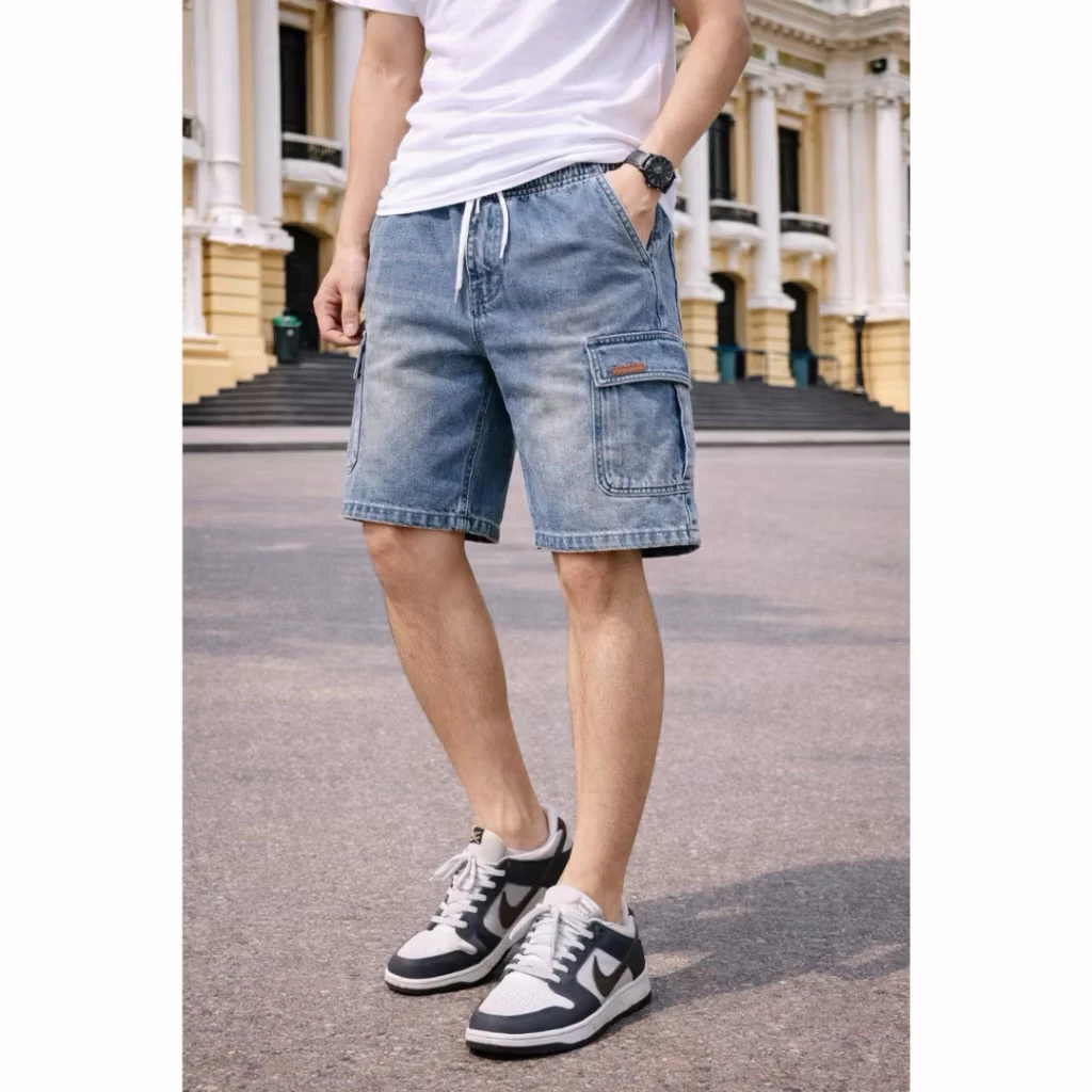 Quần Jean Ngố Nam 45- 90Kg Form Relaxed Xanh Túi Hộp Wash Đen Mềm Mát Cá Tính | J90