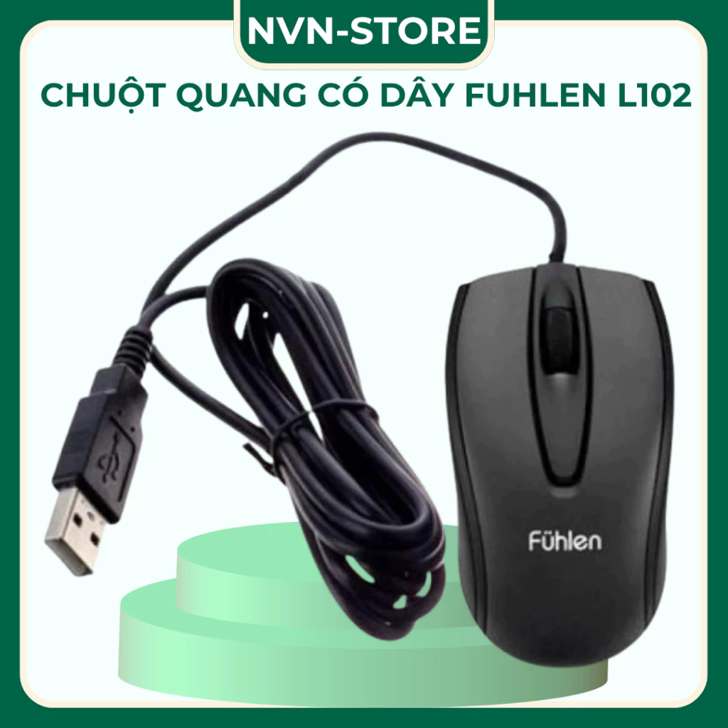 [CHUỘT QUANG CÓ DÂY] CHUỘT FUHLEN L102