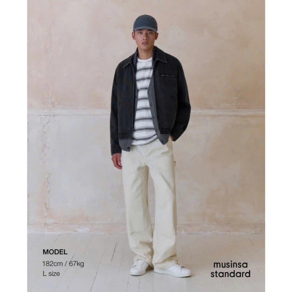 Áo khoác jean nam Denim Form Relaxed Boxy dành cho nam