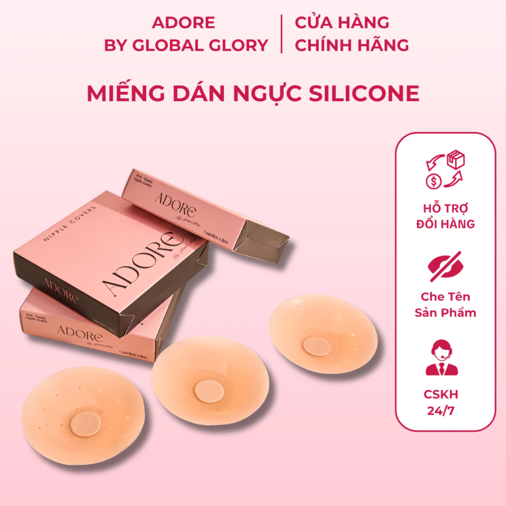 BEST SELLER - MIX SET 4 cặp miếng dán ngực ADORE