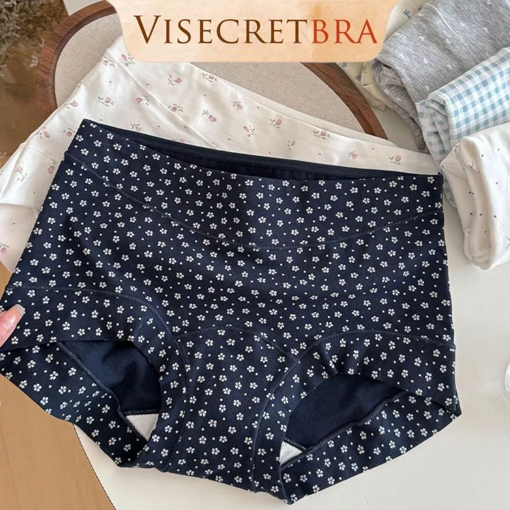 SET Quần Lót Boxer Nữ Cotton 10A Co Giãn Thoáng Khí Mỏng Mát Đáy Quần May Liền Mảnh Cạp Vừa Ôm Hông -- C-VN260301K