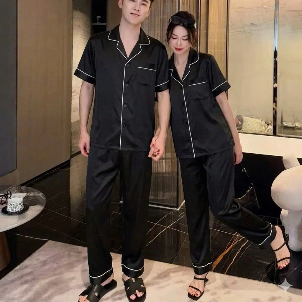 [ XN_FASHION DEAL MỞ BÁN ] BỘ NGỦ LỤA CÔC TAY QUẦN DÀI SIZE 40-99KG