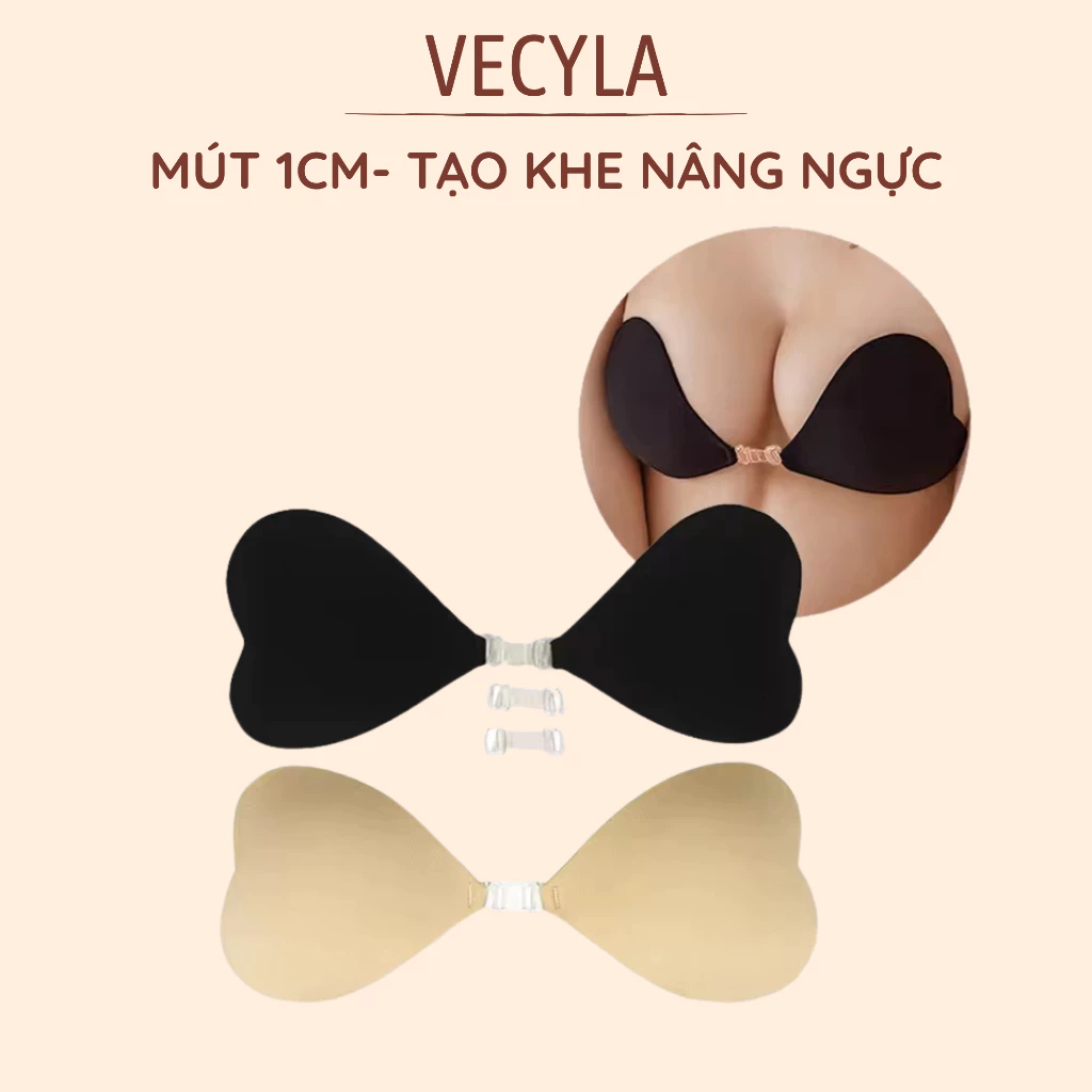 Áo dán ngực tim P50 VECYLA - Áo nâng ngực chống xệ tái sử dụng nhiều lần