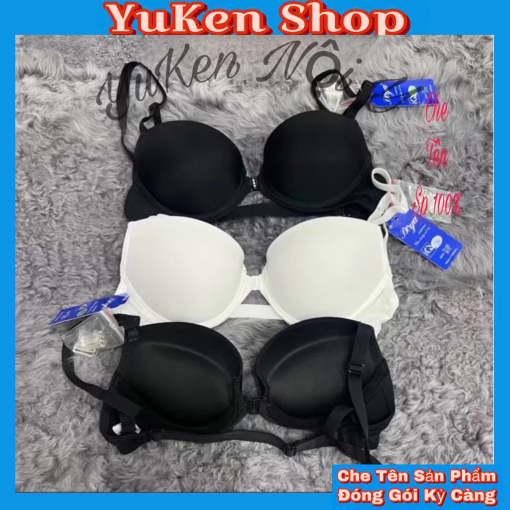 Mã 001-Áo Ngực Đệm Dày 5cm Thiết Kế Cài Trước Giúp Ôm,Nâng,Tạo Khe (Kèm Dây Trong)