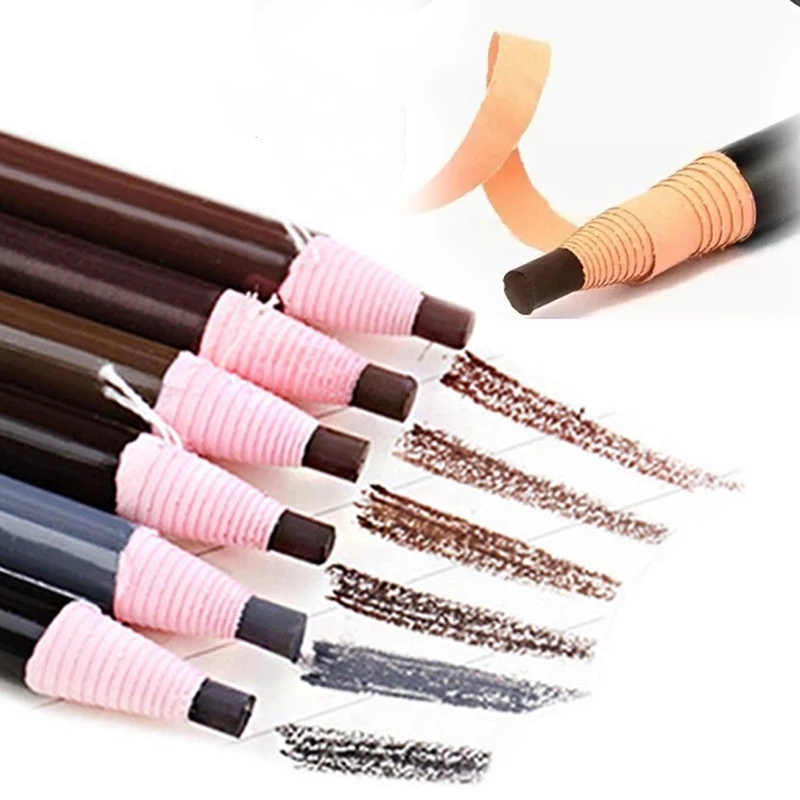 🎀yunqi🎀 Chì xé kẻ lông mày COLOURED SOFT COMESTIC ẢT chống thấm nước, chì kẻ mày không trôi