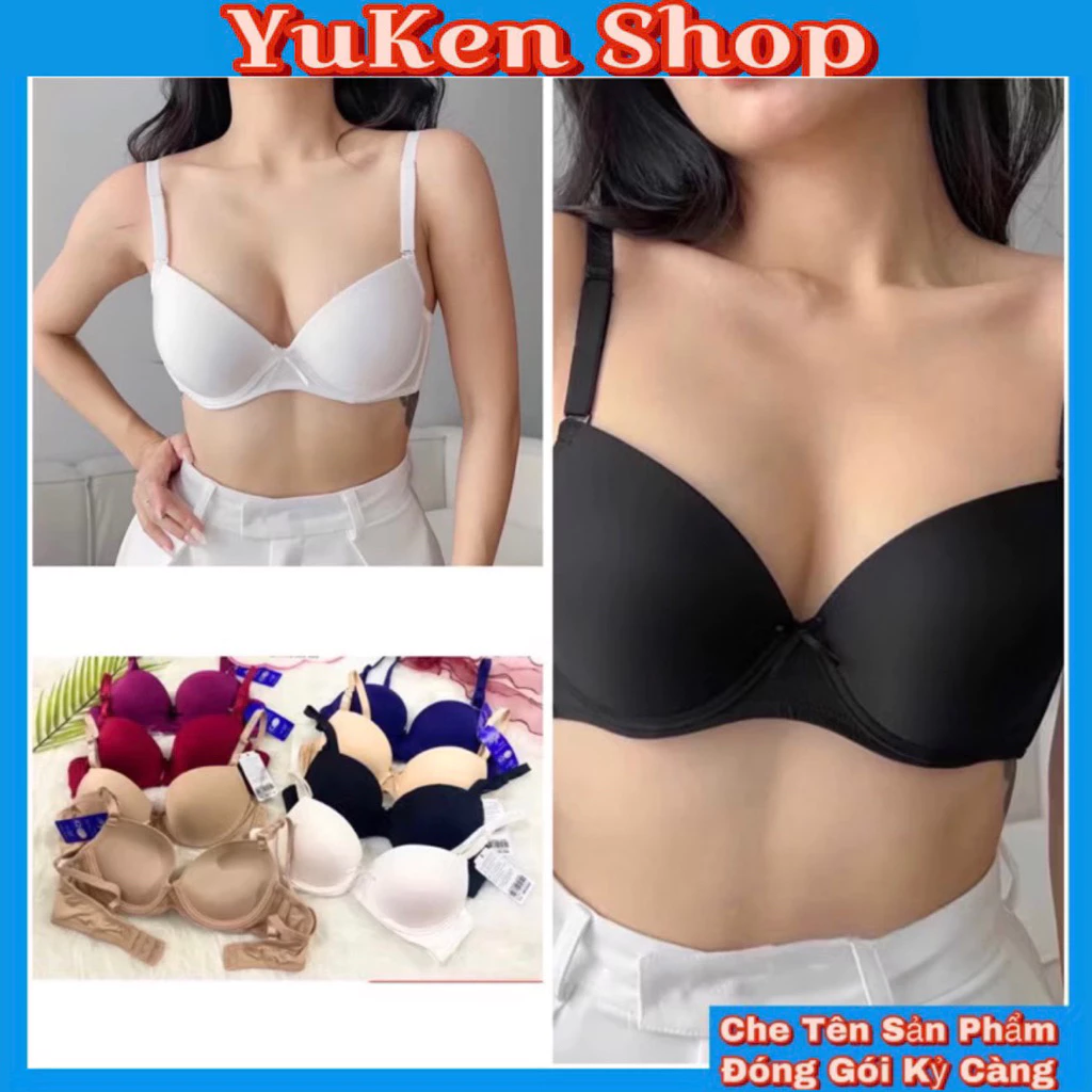 Mã 024-Áo Ngực Nữ Quả Trơn Đệm Dày Vừa 3cm,Áo Lót Có Gọng Boya Ôm Nâng Ngực Cực Đỉnh