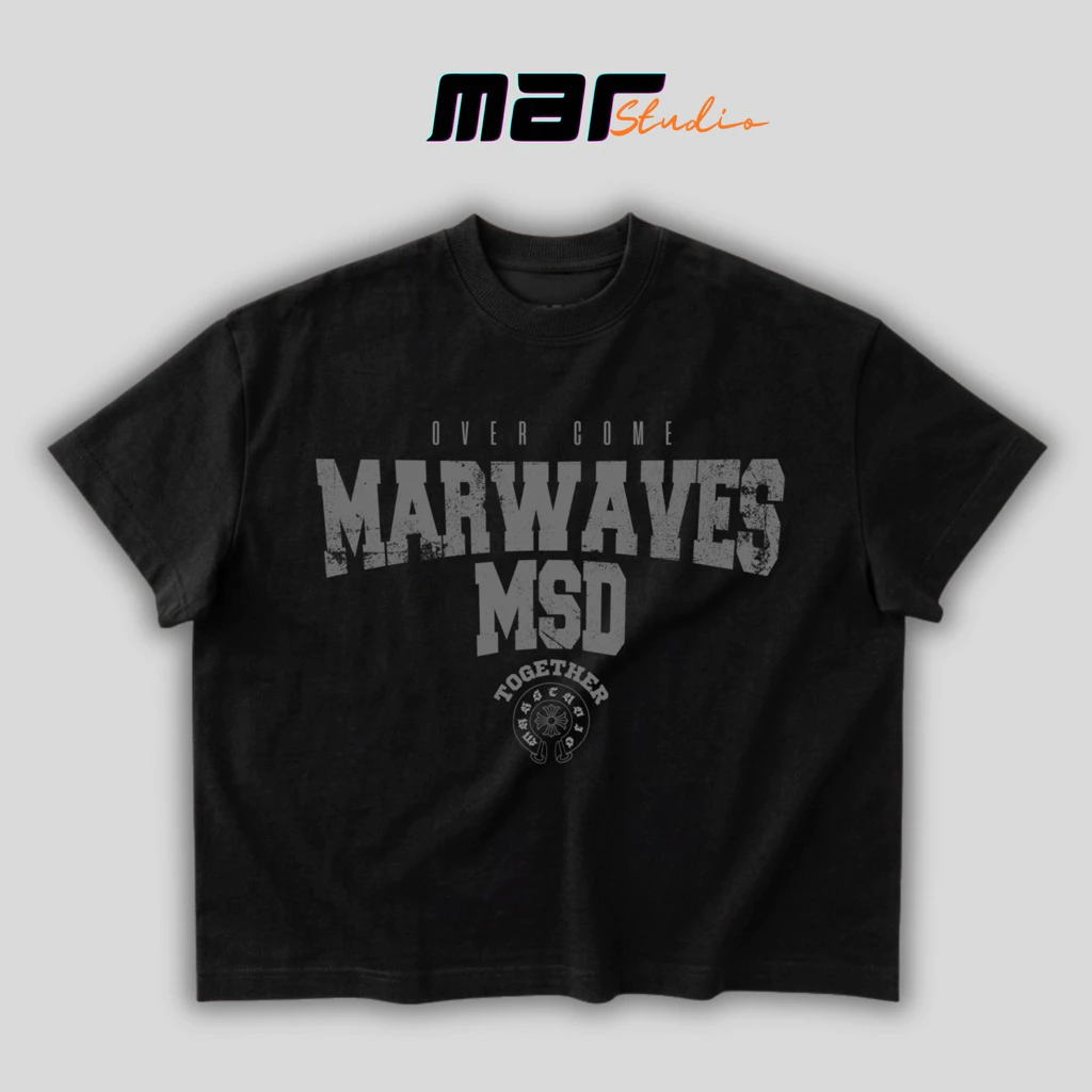 Áo Thun BOXY_MARWAVES_Local Brand MAR STUDIO - 100% Cotton, 250GSM.