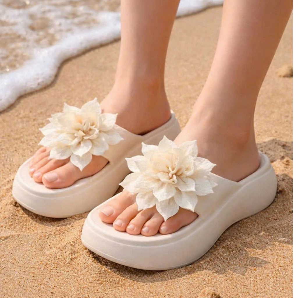 Dép Tông Kẹp Xỏ Ngón Đế Cao 5 cm Thời Trang Hè Du lịch  Dạo Phố Đẹp Xinh