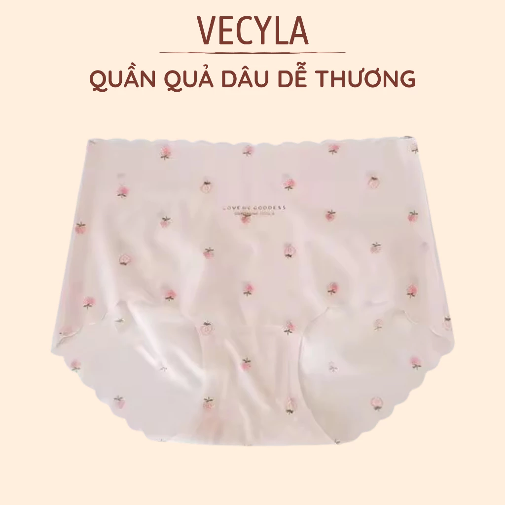 Quần Lót Nữ VECYLA Cạp Cao Quả Dâu Su Sóng Tàng Hình Sexy Gợi Cảm Tạo Đường Cong Quyến Rũ Q 2385