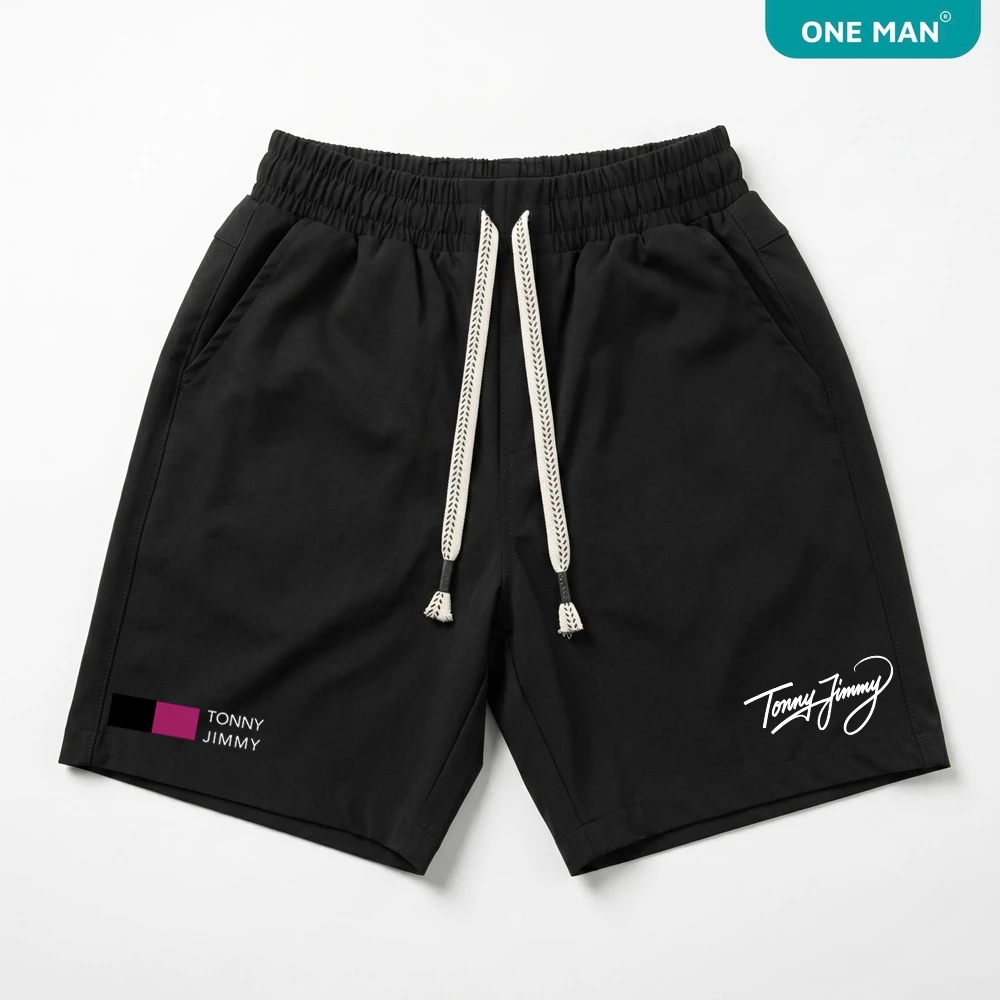 Quần Short Kaki Thể Thao Nam ONE MAN Cao Cấp Form Suông Dây Rút Co Giãn Mặc Hè Thoáng Mát Năng Động OM002