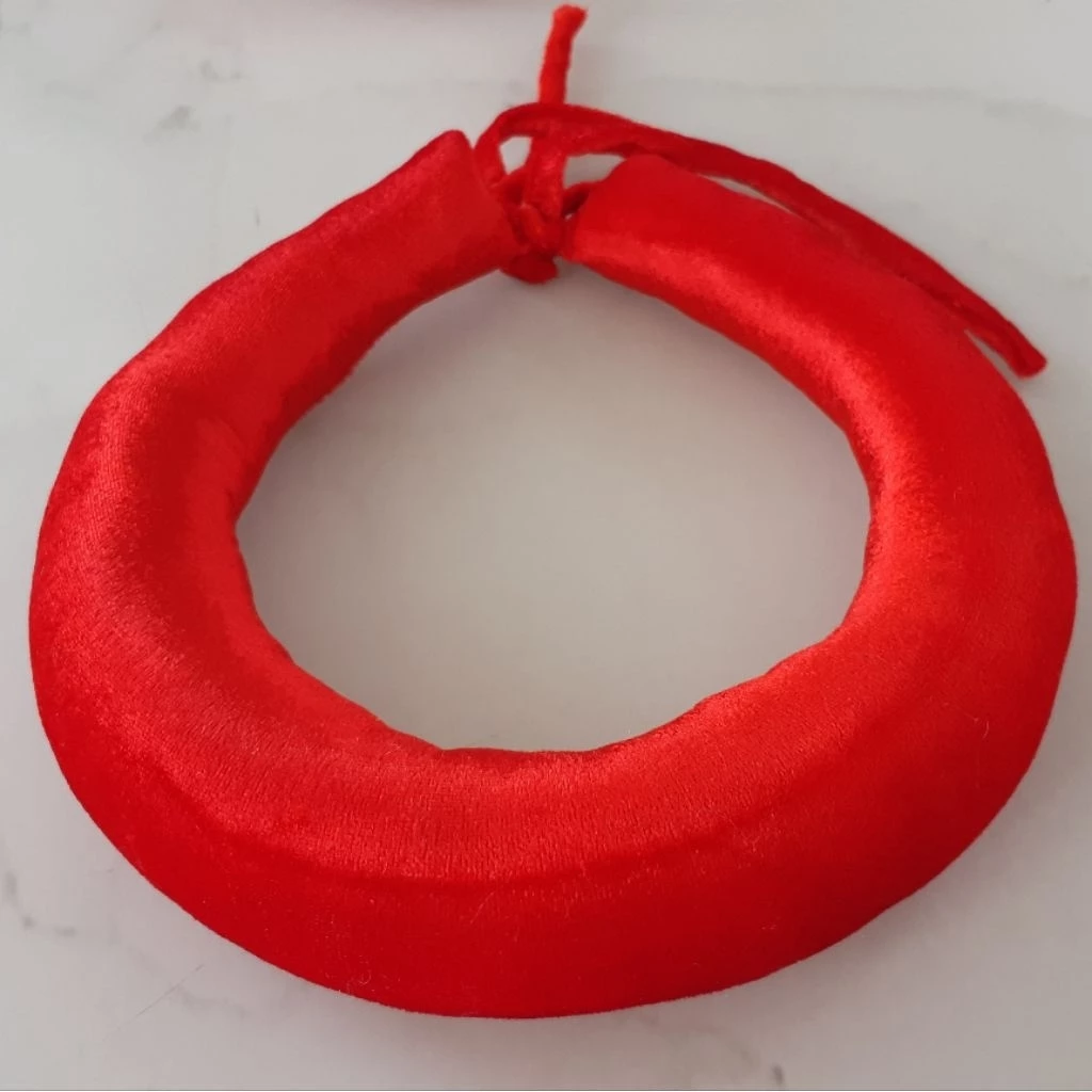 Vấn tròn trơn vải nhung dùng đội đầu biểu biễn văn nghệ, kết hợp bộ tứ thân đồ quan họ, Đạo cụ phụ kiện Nguyễn Nhật