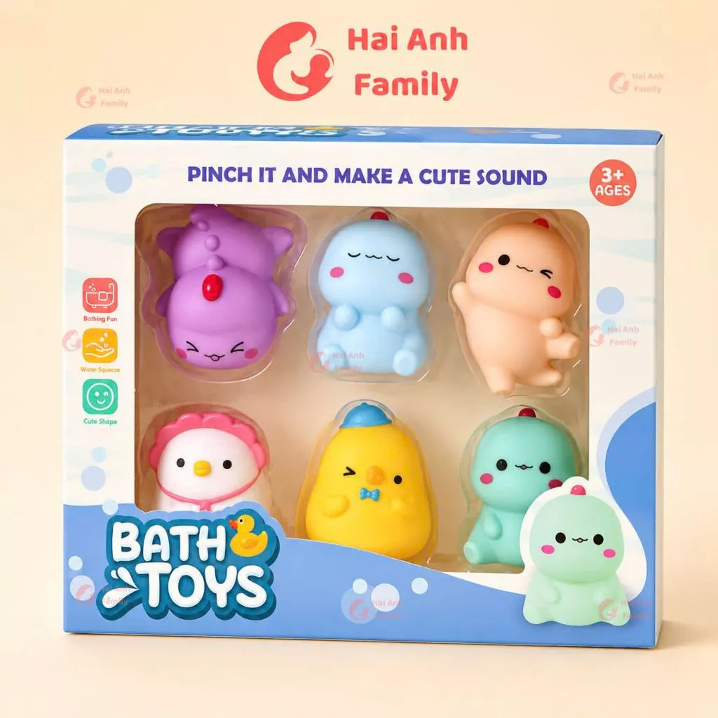 Đồ chơi thú bóp kêu chíp chíp nhiều hình đáng yêu cho bé