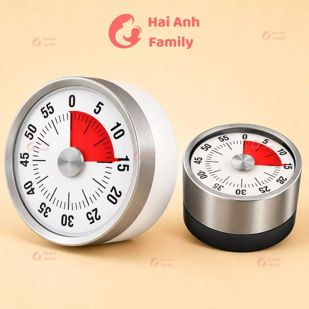 Đồng hồ đếm ngược giúp quản lý thời gian thực hiện công việc hiệu quả cho bé