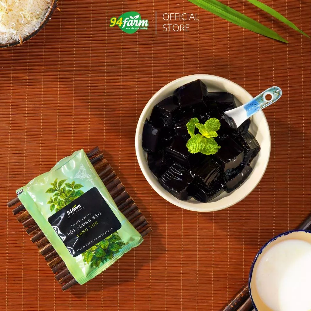 [Túi 30g] Bột sương sáo đen thảo mộc Lạng Sơn Túi 30g 94farm