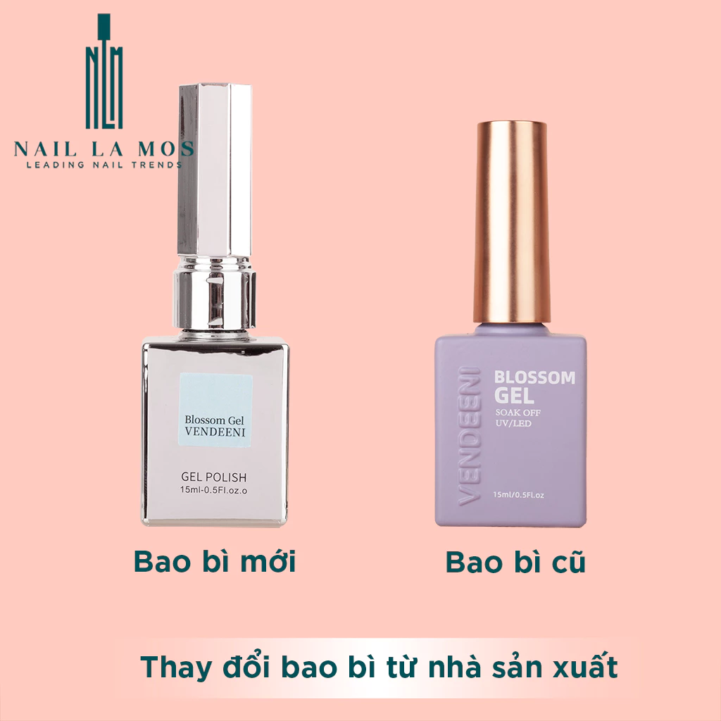 Top loang Vendeeni chính hãng 15ml - Gel tạo loang vân đá vẽ trang trí móng nail