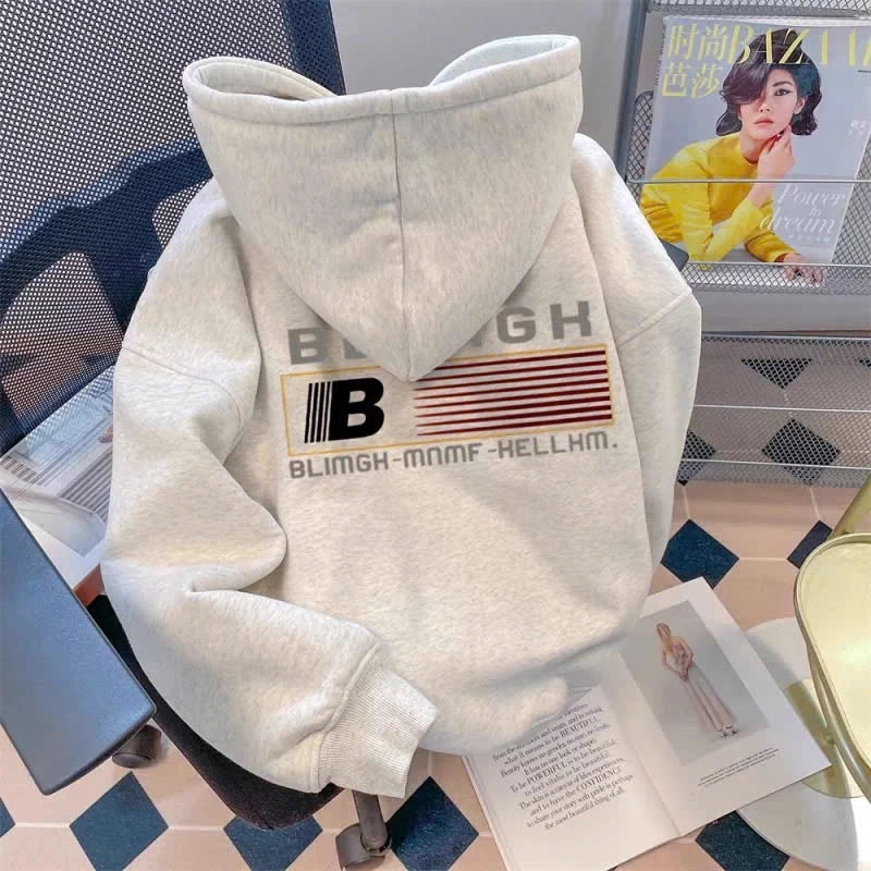 Áo Khoác Nỉ Hoodie Zip Khóa Kéo BILMGH Có Túi Trong Form Rộng Nam Nữ Chất Nỉ Bông Dày Dặn