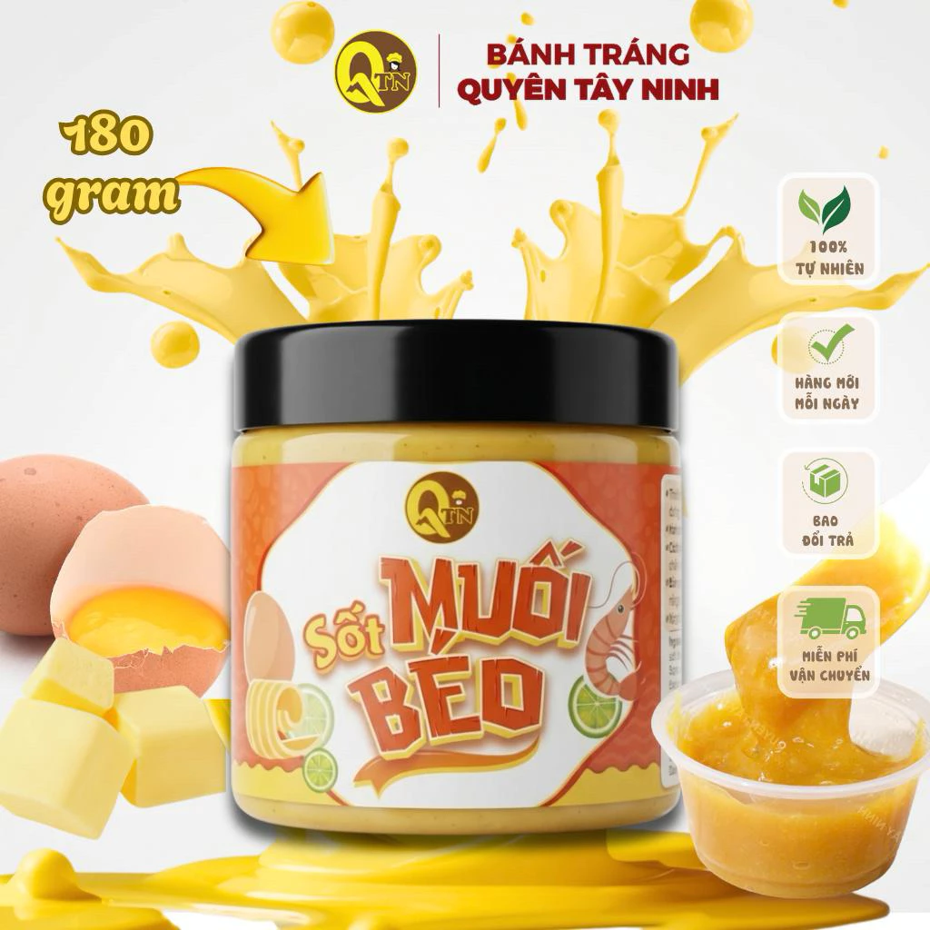 Sốt Muối Béo siêu ngon, thơm siêu béo| sốt ăn kèm bánh tráng, gia vị