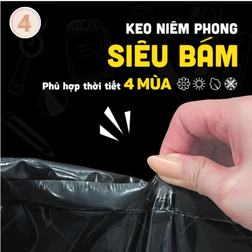 [Quà Tặng 0đ] Túi Niêm Phong Bảo Vệ Đơn Hàng Chống Thấm & Bảo Mật