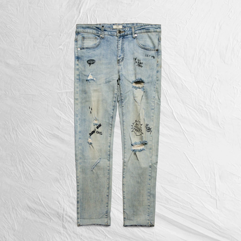 Quần Bò Jean Nam, Dáng Ôm Skinny, Chất Co Giãn, Hàng Cao Cấp - QJD29