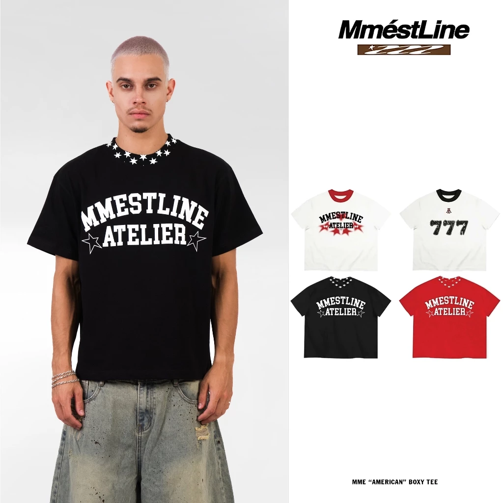 Áo thun MMESTLINE "AMERICAN VIBES" form Boxy vải Premium Cotton