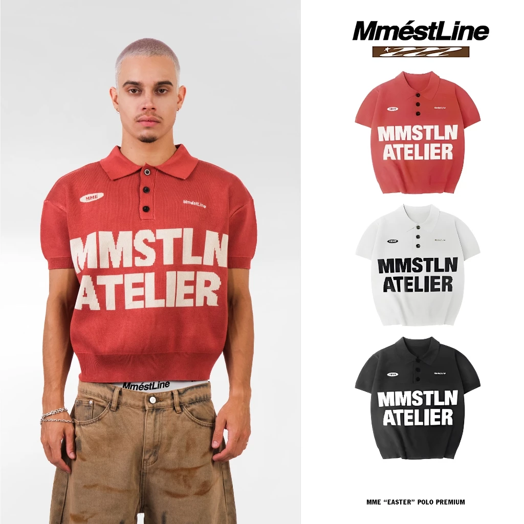 [Restock] Áo Polo Len MMESTLINE “Easter” Knit Dệt Kim Premium